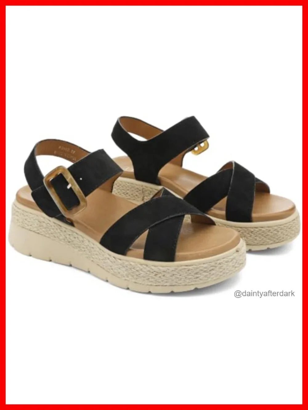Womens Platform Wedge Sandals Orthopedic Arch Support Hook Loop Faux Suede